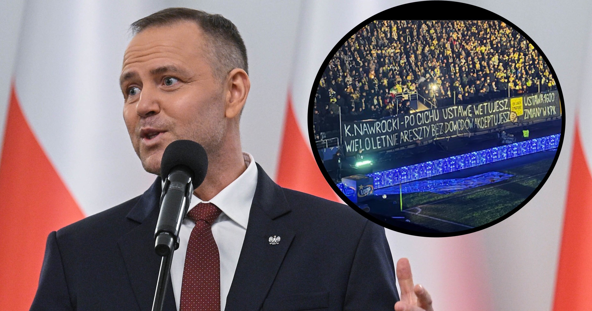 Karol Nawrocki na celowniku kibiców. Wyjaśniamy, o co chodzi w kontrowersyjnym wecie