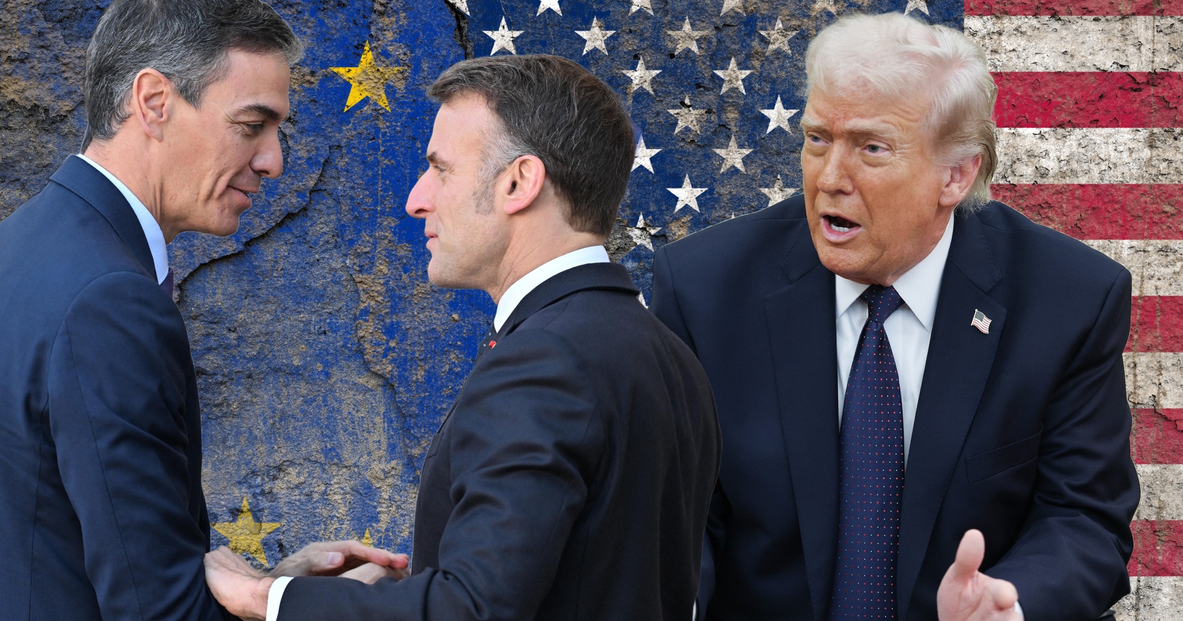 Macron i Sanchez idą na zwarcie z Trumpem. Europa przestaje mówić półgębkiem. "Jedziemy na jednym wózku"