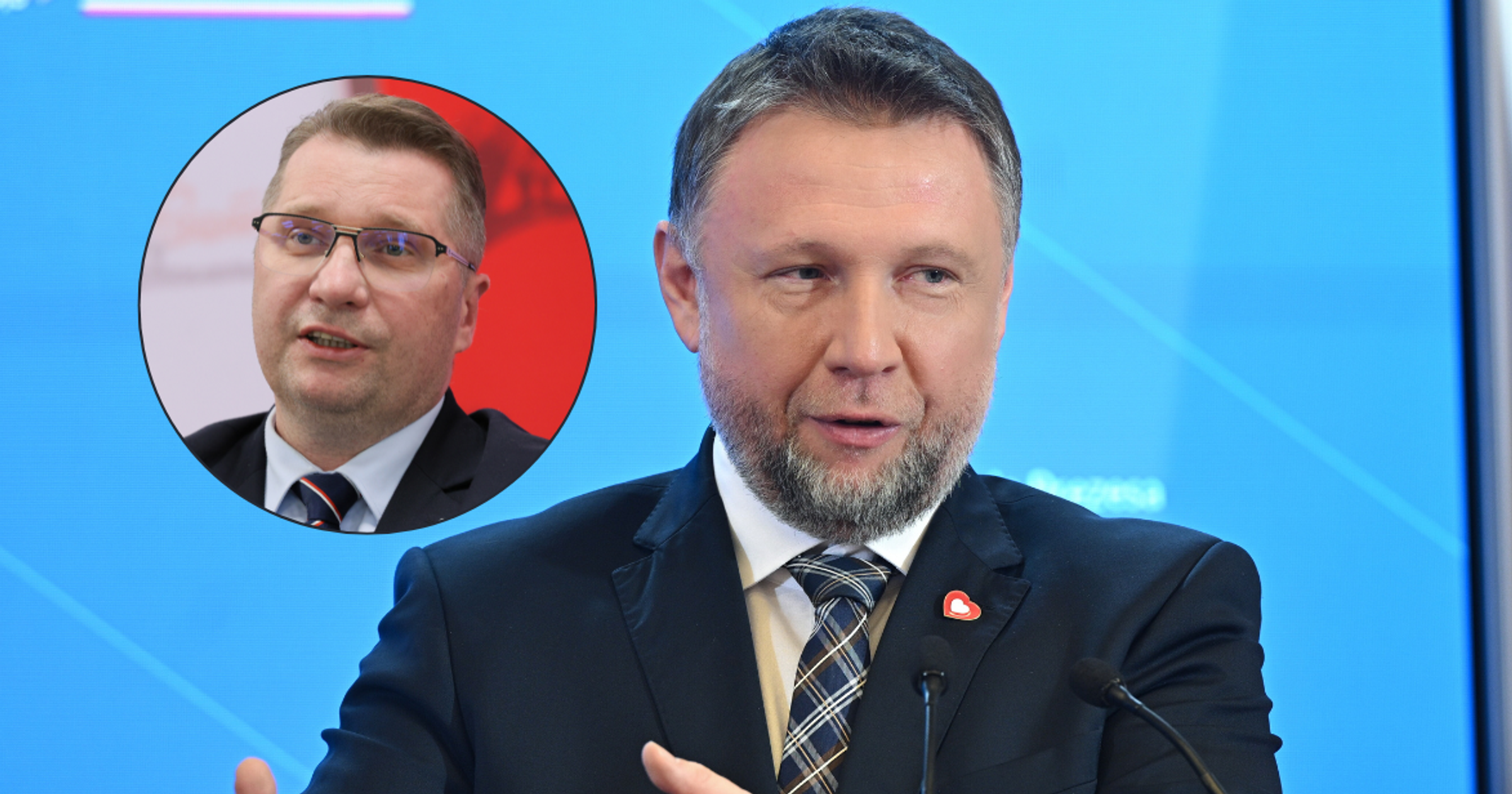 Minister założył się z dziennikarzem na antenie. Poszło o Przemysława Czarnka