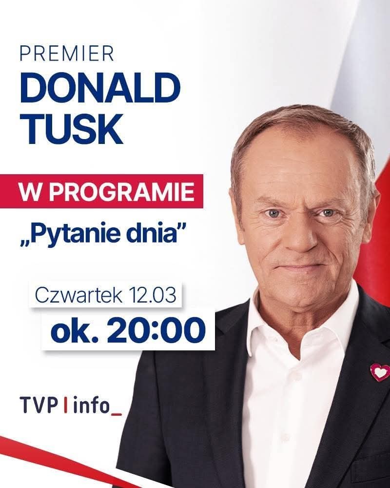 Nagła zmiana planów Donalda Tuska. Premier odwołał wywiad w telewizji