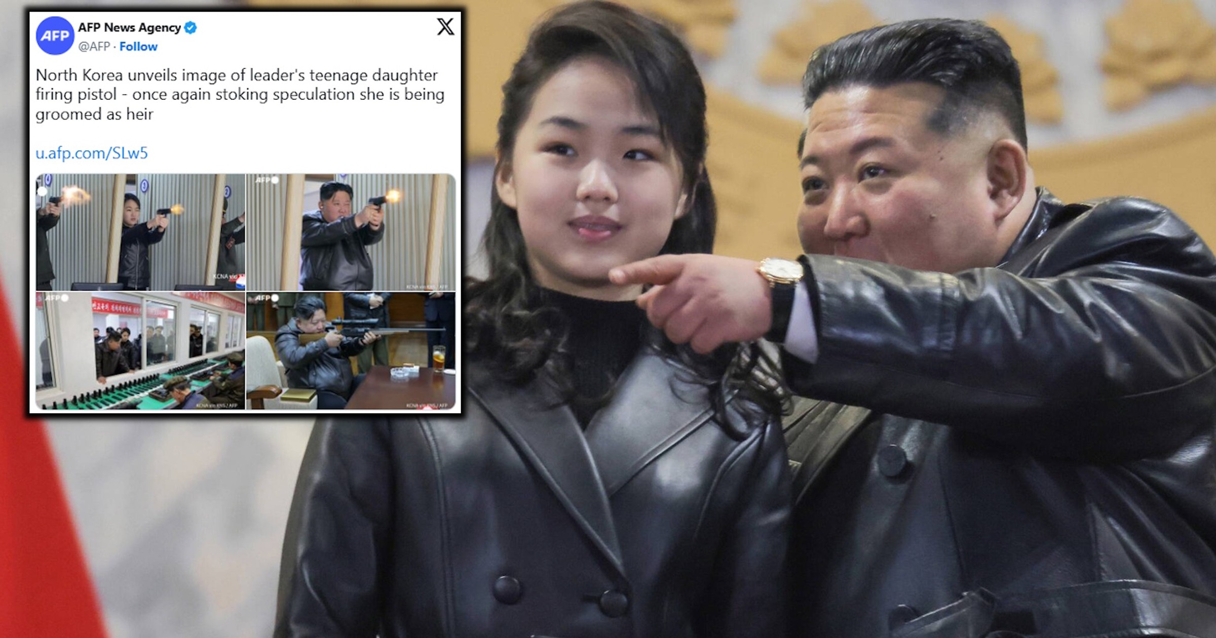 Nietypowe zdjęcia Kim Dzong Una. Pojawił się z córką w fabryce broni