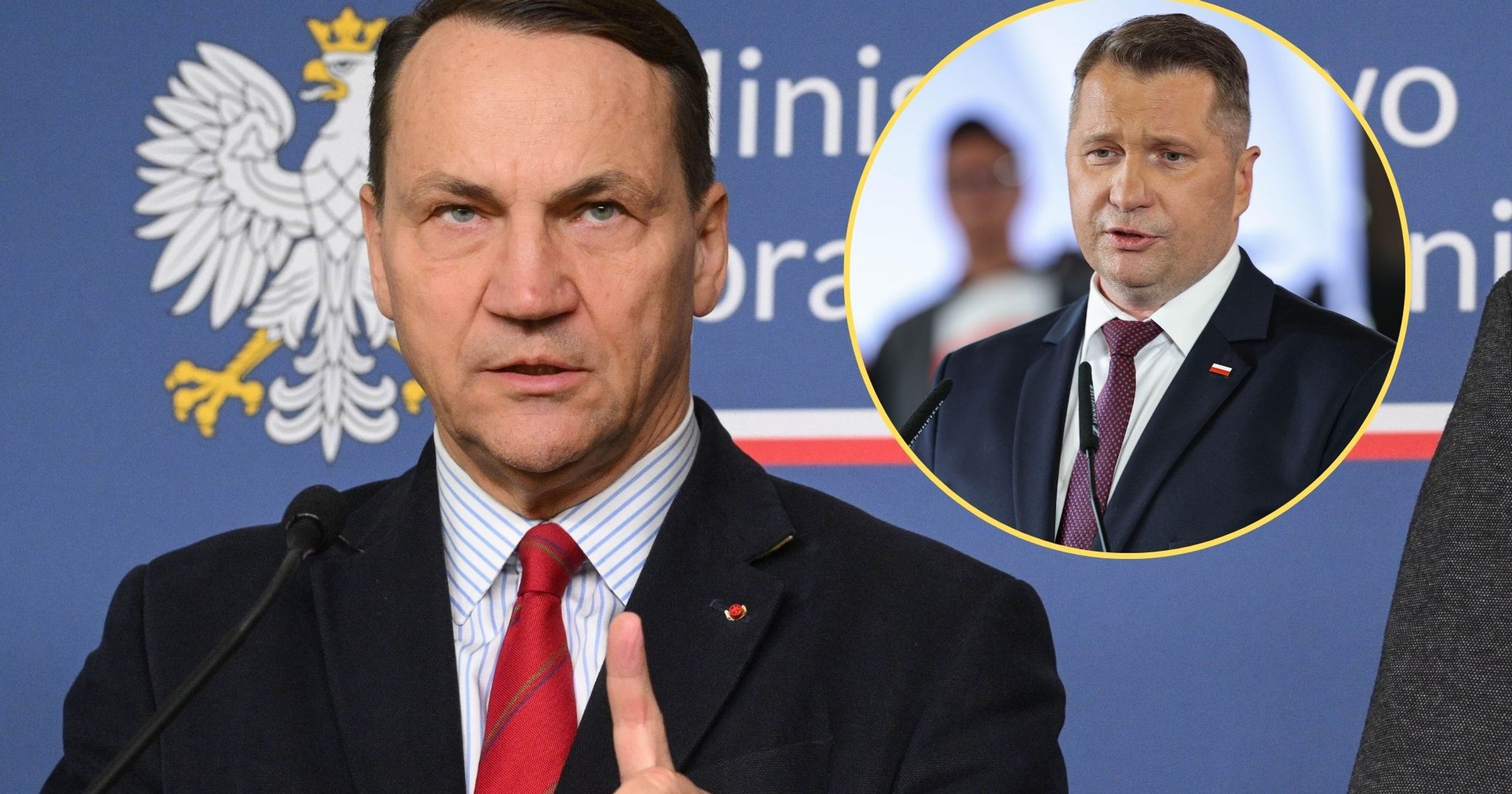 Radosław Sikorski zakpił z  Przemysława Czarnka. "Bardzo dobry kandydat"