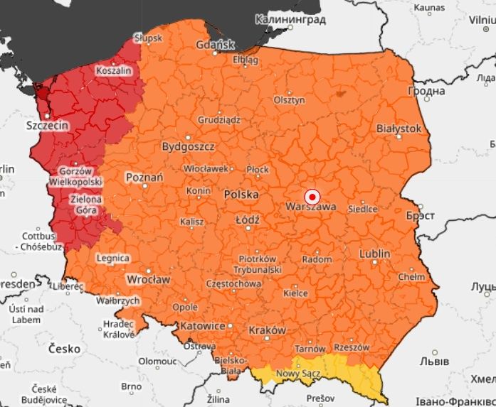 Afrykański żar wkracza do Polski. IMGW już wydaje alerty