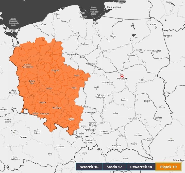 Żar poleje się z nieba. IMGW wyda pomarańczowe alerty?