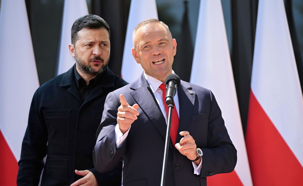 "Nienawidzi Ukraińców". Kułeba bez ogródek podsumował Nawrockiego