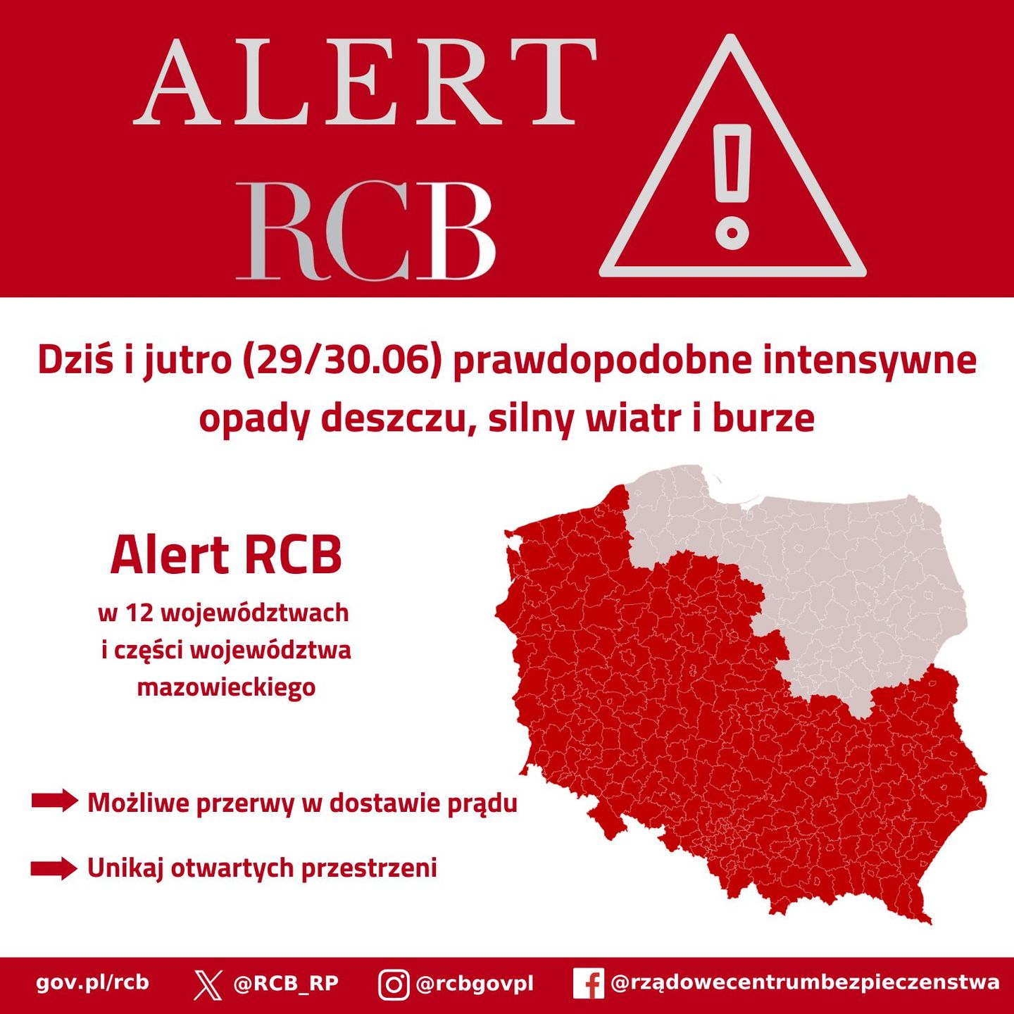 Polska w objęciach skrajności. IMGW i RCB wydały alerty