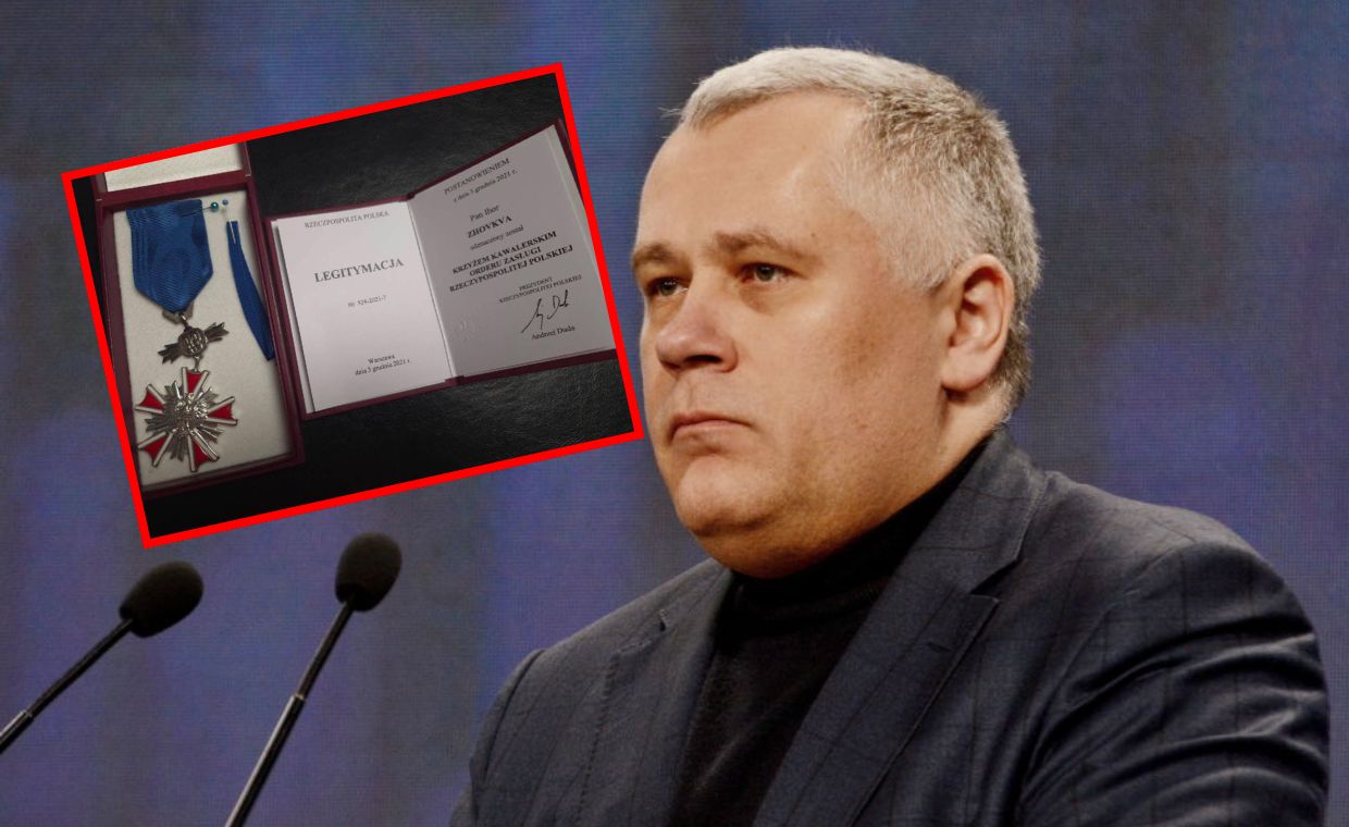 Zełenski reaguje na odebranie Orderu Orła Białego