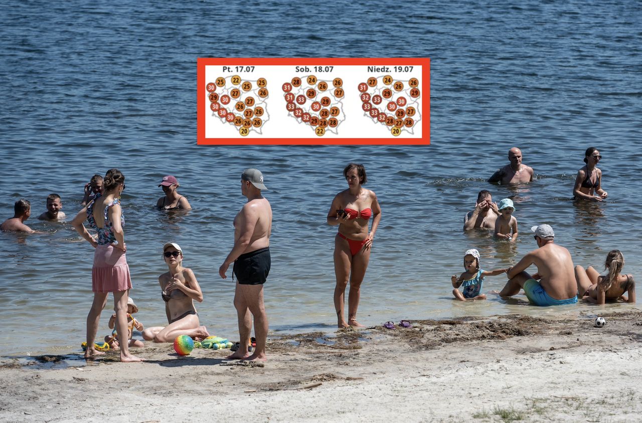 Żar poleje się z nieba. Nadciąga fala upałów, ale po niej zmiana