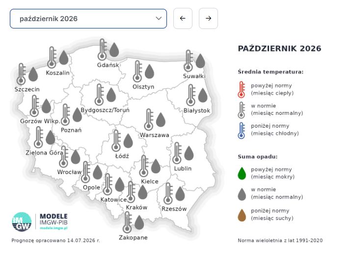 Jaka będzie jesień w pogodzie? Są pierwsze prognozy