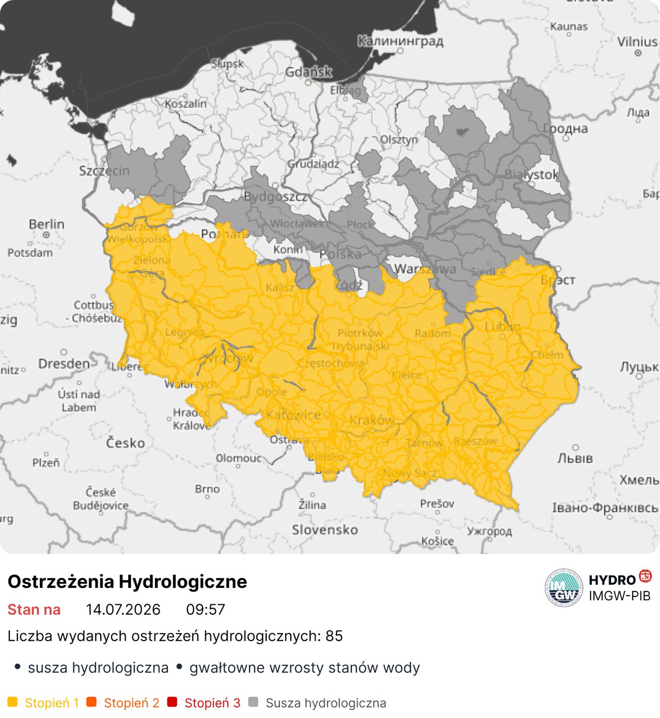 Nawałnice, możliwe nawet podtopienia. Pilne alerty
