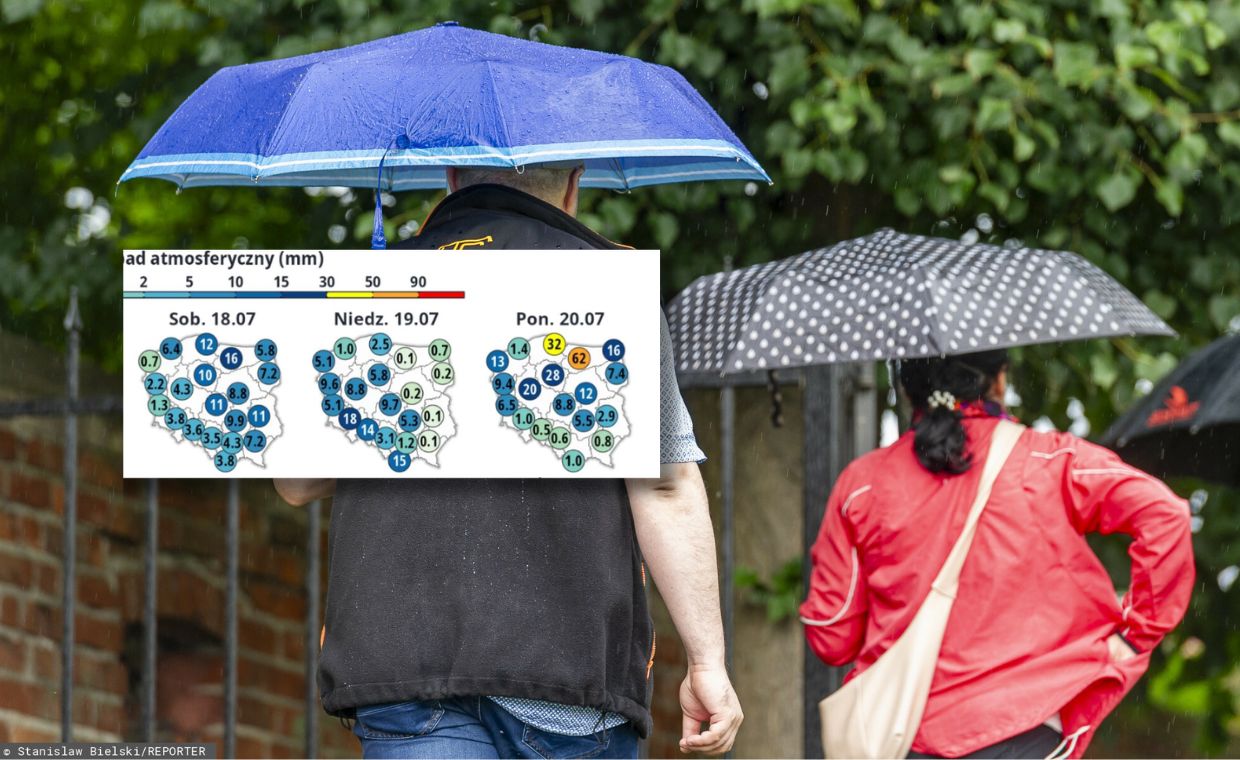 Opady w prognozach. Wiadomo, jak będzie wyglądać pogoda