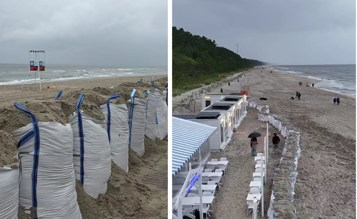 Potężny wiatr uderzył w obozowisko. Wielkie zniszczenia