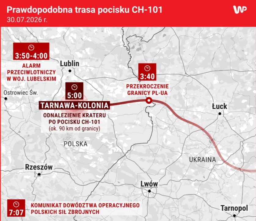 Prokuratura bada szczątki obiektu, który spadł na Lubelszczyźnie