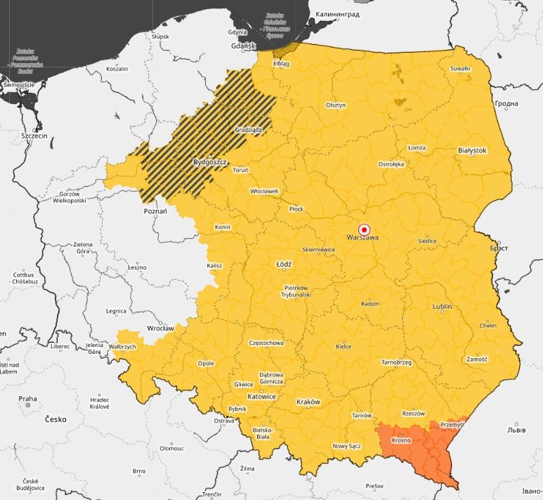 To nie koniec. IMGW wydaje alerty dla 13 województw