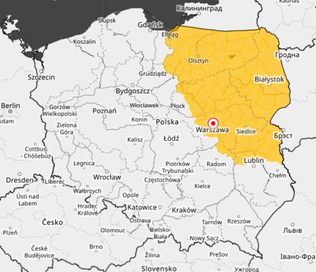 Uwaga na burze i silne deszcze. Wydano żółte alerty