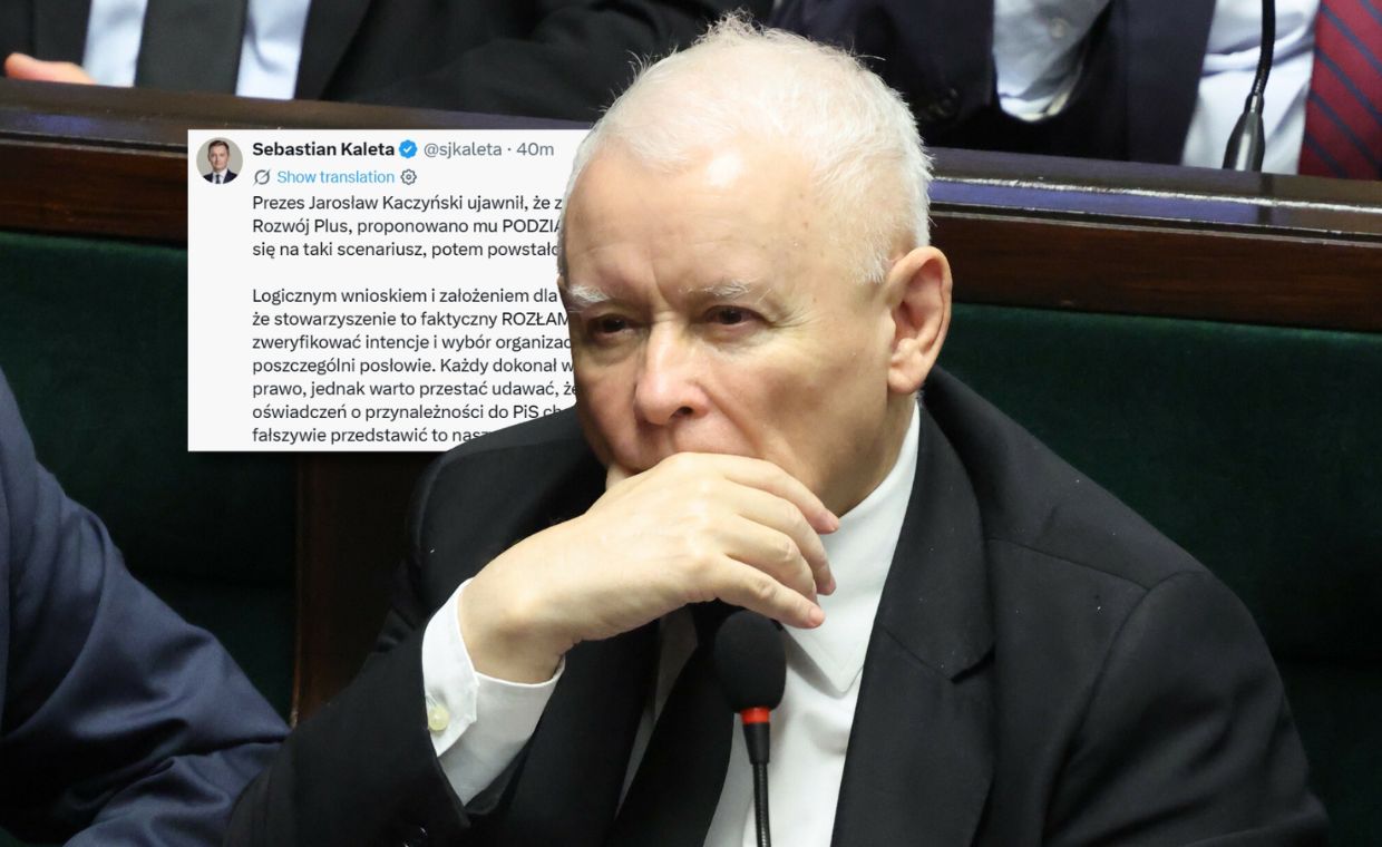 Zdradził, o czym rozmawiał z Kaczyńskim rok temu. "Kontrolowany podział"
