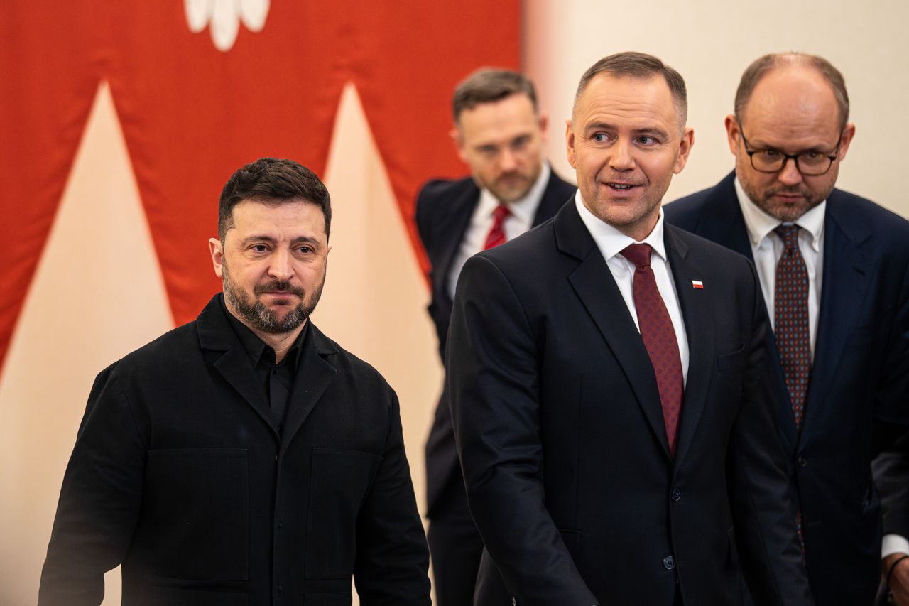 Zełenski na szczycie NATO w Ankarze. Przyleciał z żoną