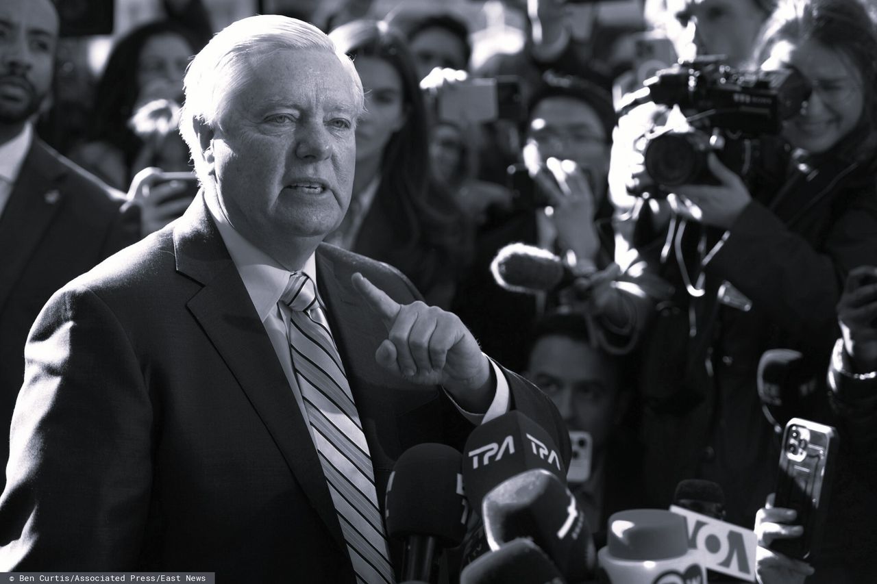 Zełenski po śmierci senatora Grahama. "Zdecydowany przywódca"