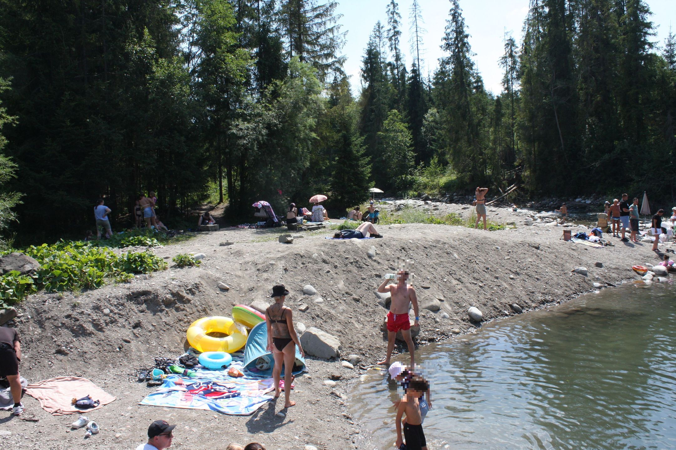 34 stopnie pod Tatrami. Plaże niemal jak nad Bałtykiem
