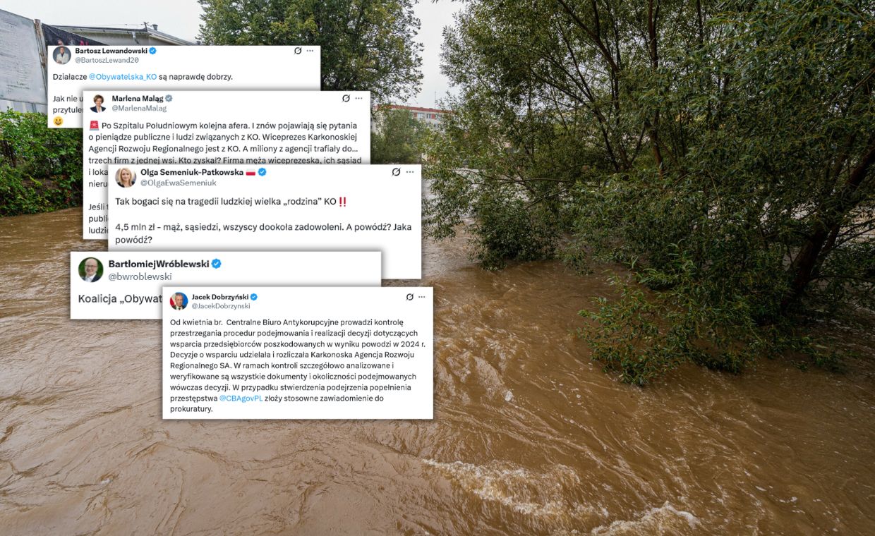 Afera powodziowa, KO ma problem. Konsekwencje dla działaczki partii