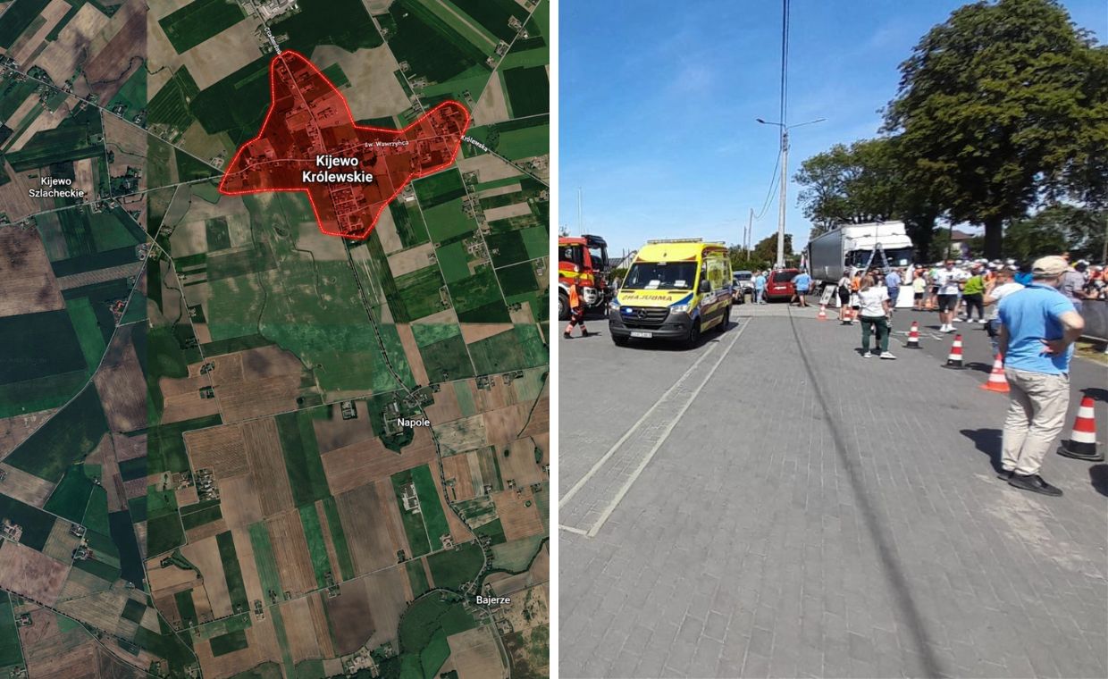 Dziecko wisiało na balkonie na 5. piętrze. Sąsiedzi złapali je w koc