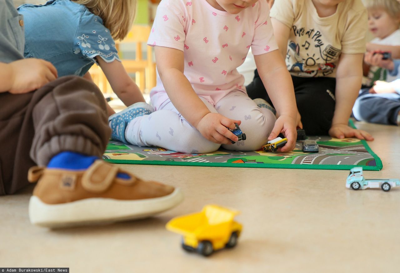 Ewakuacja w żłobku w Kutnie. Wjechał autem w budynek