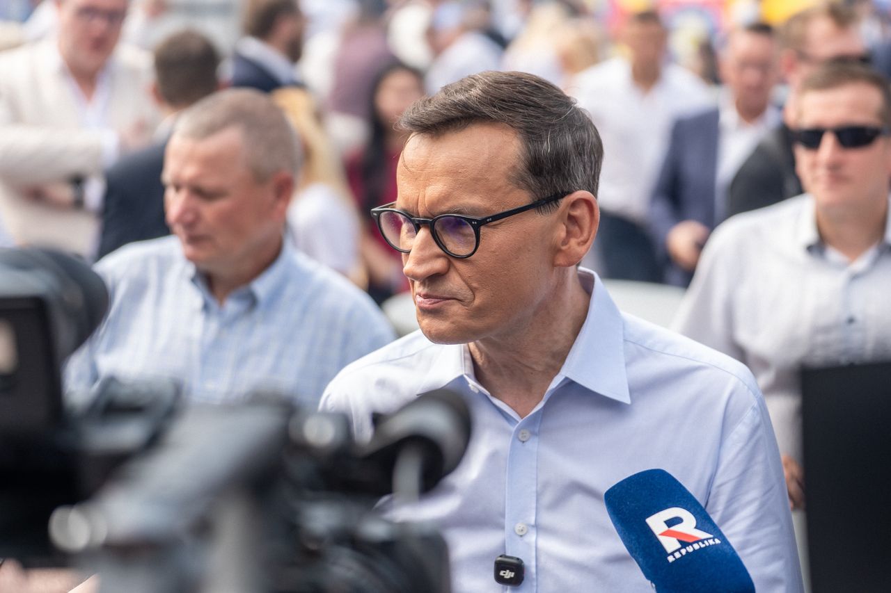 Morawiecki chce debaty z Tuskiem. "O wszystkim"