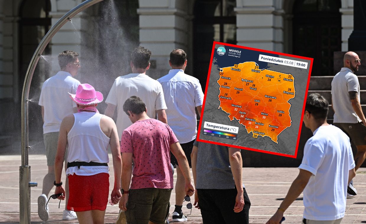Mordercze trzy dni upałów. Żar zaleje Polskę