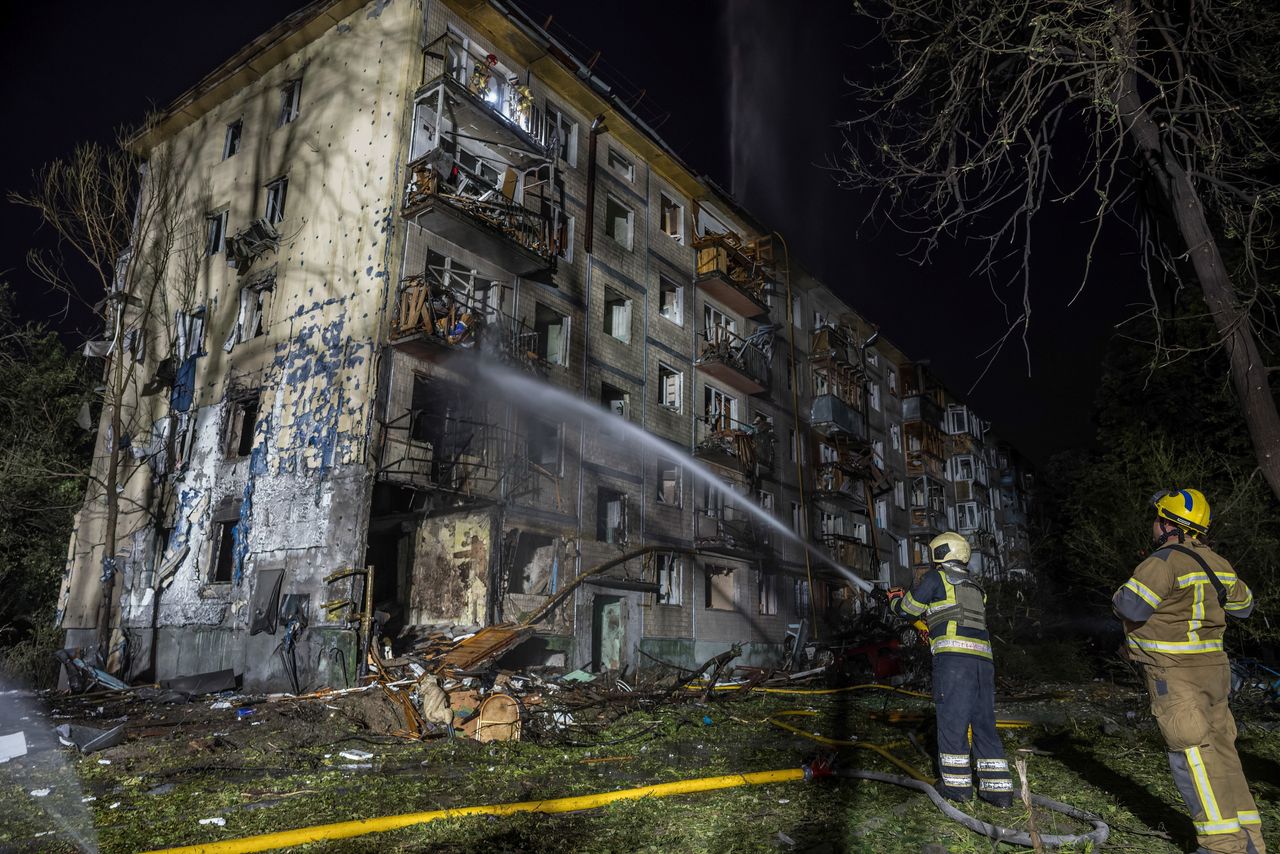 Nocny atak Ukraińców. Uniwersytet stanął w ogniu