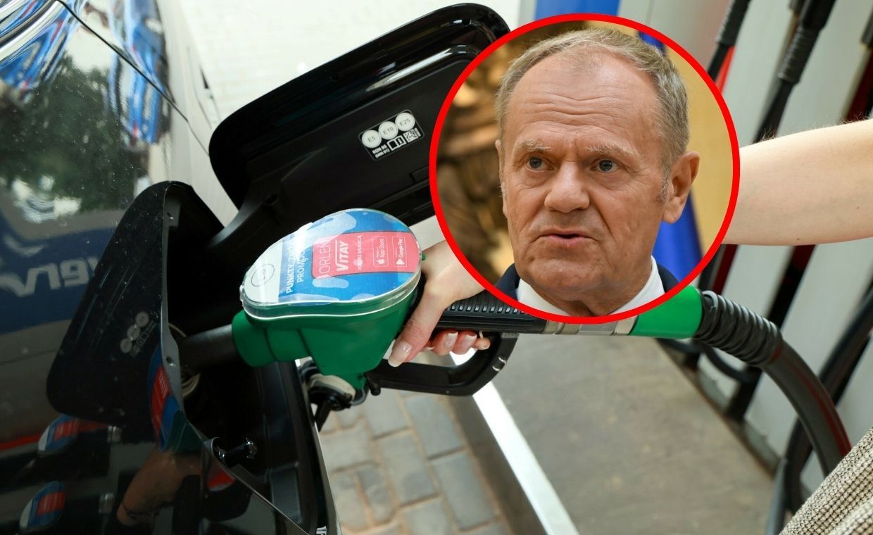 "Pamiętajcie przy tankowaniu". Tusk uderza w Nawrockiego