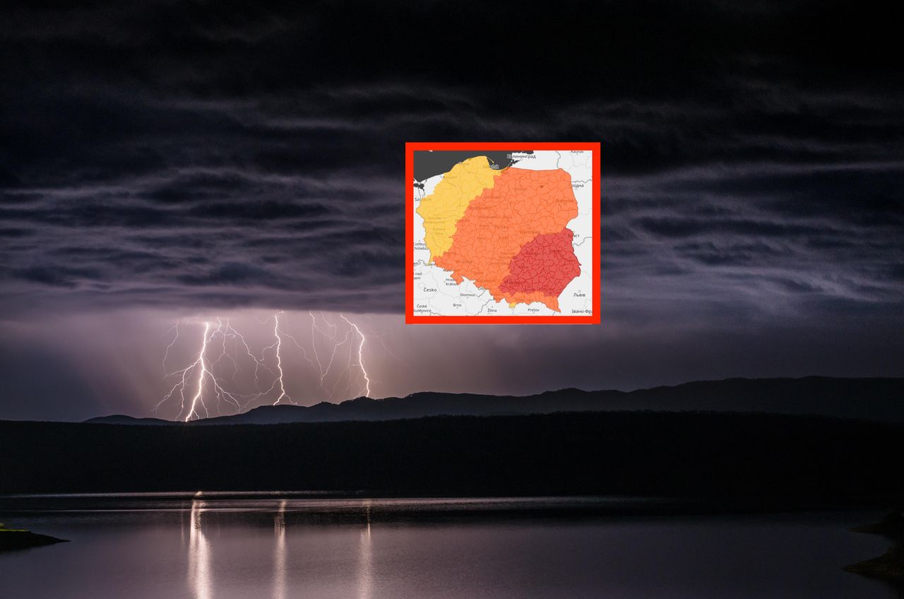Superkomórki nad Wielkopolską. Zerwane dachy, setki zgłoszeń