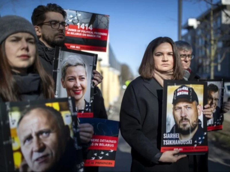 Mąż Cichanouskiej zwolniony z białoruskiego więzienia. Wypuszczono też trzech Polaków