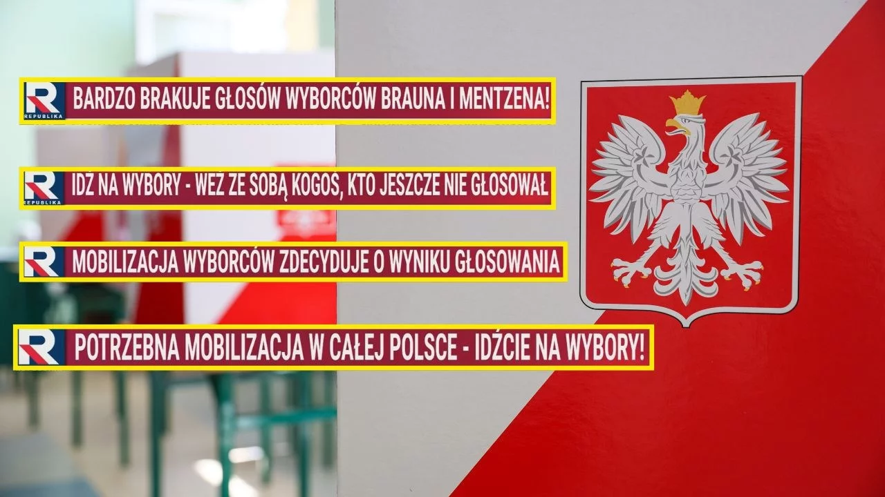 Nietypowe „belki” w TV Republika i TVN24. „Wybiorą wam prezydenta”