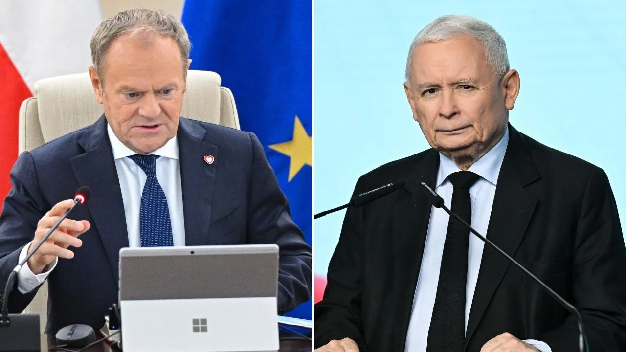 Tusk wywołał do tablicy Kaczyńskiego, ten podjął rękawicę. W tle szokujący wpis polityka z Niemiec