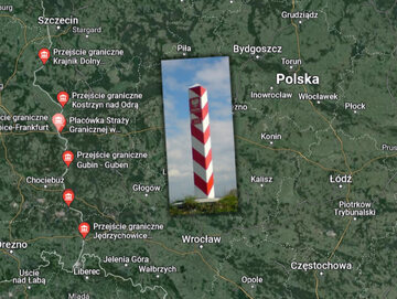 Usiłowali nielegalnie przekroczyć niemiecką granicę. Migrantów odesłano do Polski