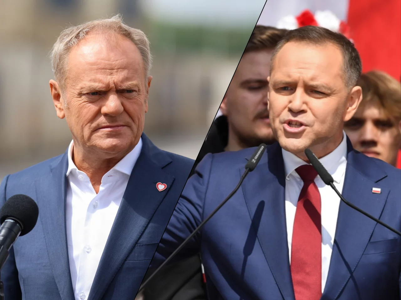 Zapytali Tuska o burzliwą przeszłość Nawrockiego. Postawił sprawę jasno